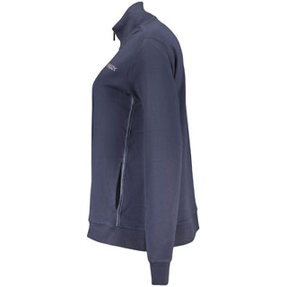 Blaues Damen-Sweatshirt aus Baumwolle