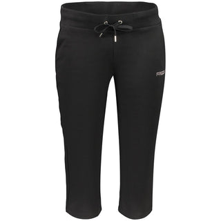 Schwarze Damenhose aus Baumwolle
