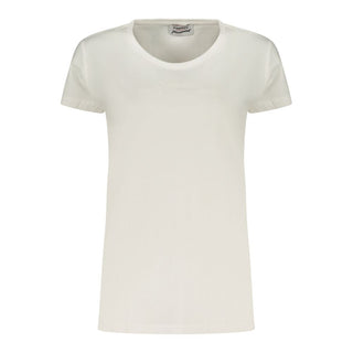 Weißes Baumwoll-T-Shirt für Damen