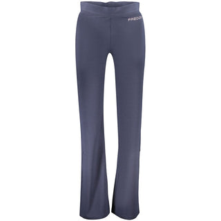 Blaue Baumwollhose für Damen
