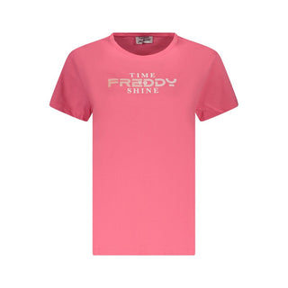 Pink Cotton Women's T-Shirt