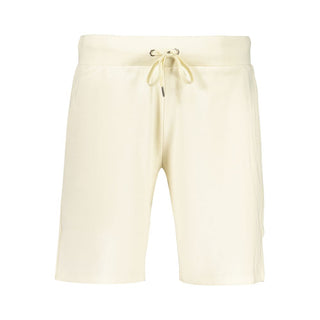 Beigefarbene Baumwoll-Shorts für Damen