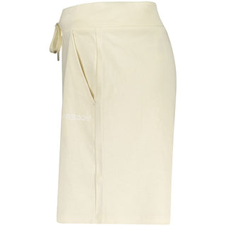 Beige Cotton Women's Shorts