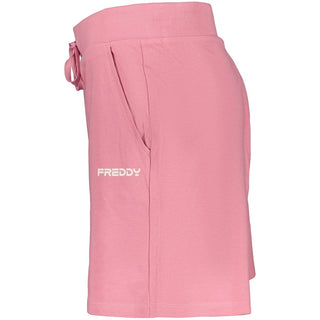 Pink Cotton Women's Pants