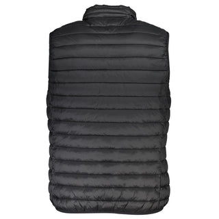 Schwarze Polyamid-Herrenjacke