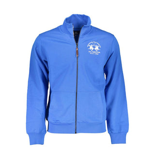 Blaues Baumwoll-Sweatshirt für Herren