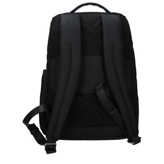 Schwarzer Stoffrucksack