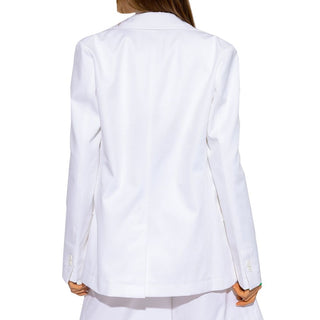 Blazer de algodón blanco