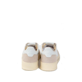 Weiße Ziegenleder-Sneakers (Low Top)