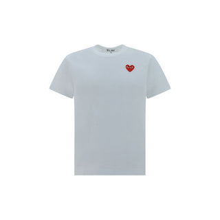 Weißes Baumwoll-T-Shirt