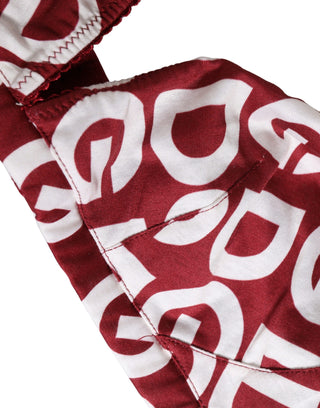 Sostén de Algodón con Copa Suave y Monograma de Logo Rojo