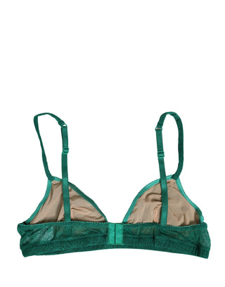 Sostén de Copa Suave de Nylon Elástico Verde