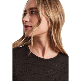 Braunes Baumwoll-T-Shirt