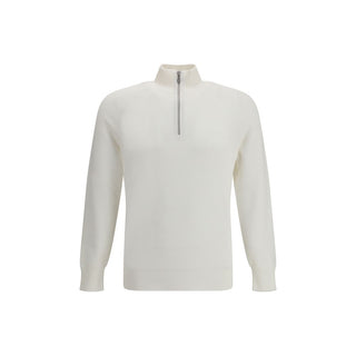 Weißes Baumwoll-Sweatshirt