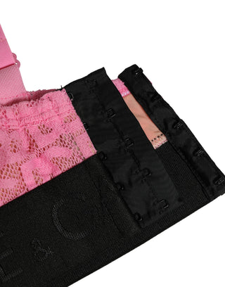 Sostén balconette con aros y semi relleno rosa para ropa interior