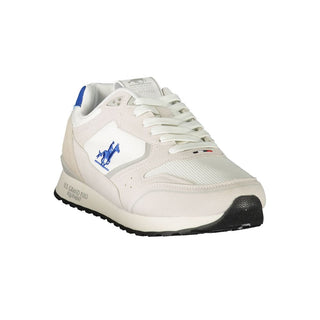 Weiße Polyester Herren Sneaker