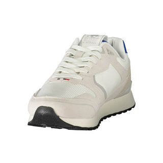 Weiße Polyester Herren Sneaker
