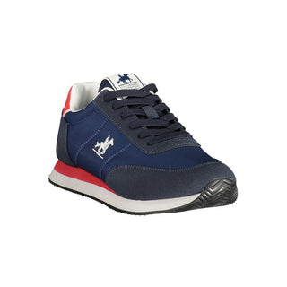 Blauer Polyester Herren-Sneaker