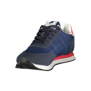 Blauer Polyester Herren-Sneaker