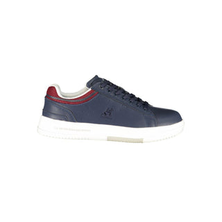 Blue Polyurethane Men's Sneaker