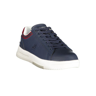 Blue Polyurethane Men's Sneaker