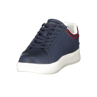 Blue Polyurethane Men's Sneaker
