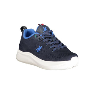 Blauer Polyester Herren-Sneaker