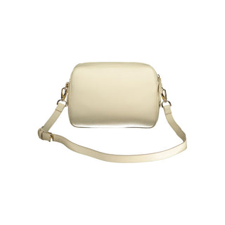 Beige Polyurethan-Damentasche