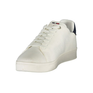 Bianco Poliestere Uomo Sneaker