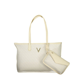 Bolso de mujer beige de poliuretano  