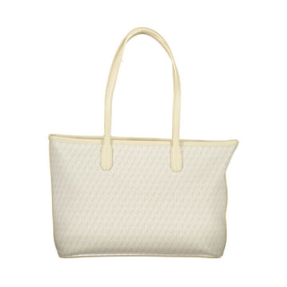 Bolso de mujer beige de poliuretano  