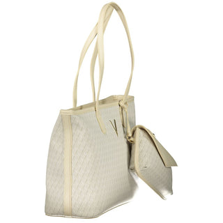 Bolso de mujer beige de poliuretano  