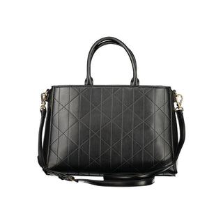 Black Polyurethane Women's Bag