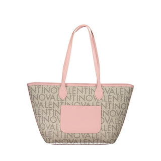 Beige Poliuretano Women's Shoulder Bag