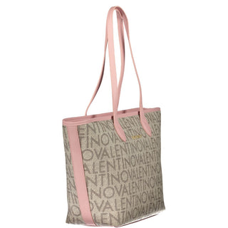 Beige Poliuretano Women's Shoulder Bag