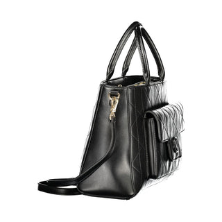 Black Polyurethane Women's Bag