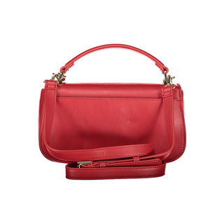 Rote Polyethylen-Handtasche