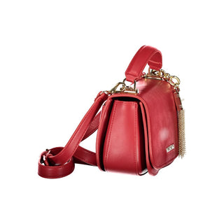 Rote Polyethylen-Handtasche