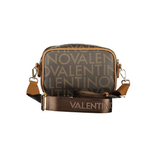 Braune Damenhandtasche aus Polyurethan