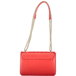 Rote Polyethylen-Handtasche
