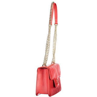 Rote Polyethylen-Handtasche