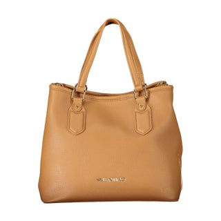 Brown Polyurethane Women's Bag