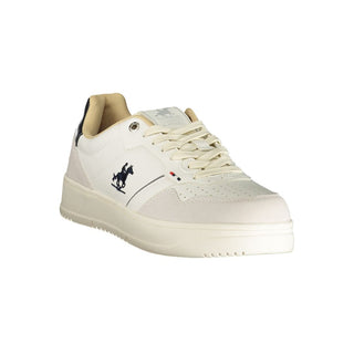 Bianco Polyester Uomo Sneakers