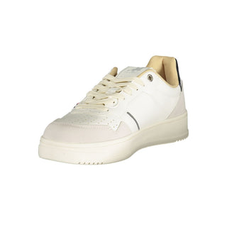 Bianco Polyester Uomo Sneakers