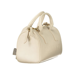 Beige Polyurethane Women's Bag