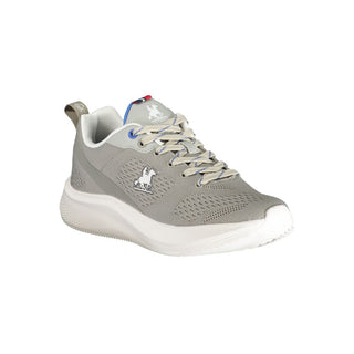 Gray Polyurethane Mens Sneaker