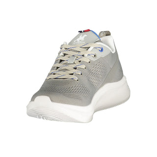 Gray Polyurethane Mens Sneaker