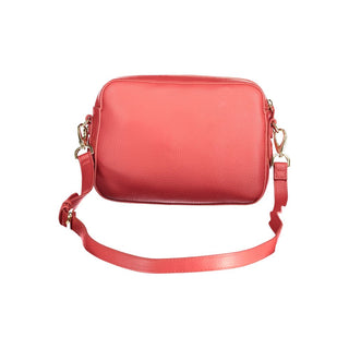 Red Polyurethane Women's Bag