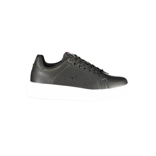 Schwarzer Herren-Sneaker aus Polyurethan