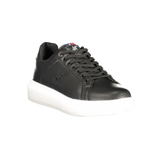 Schwarzer Herren-Sneaker aus Polyurethan